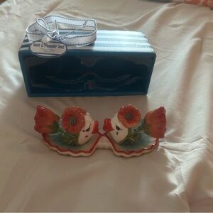 Blue Sky Fish Salt and Pepper Figurine